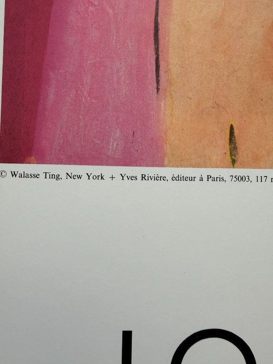 Image 1 of Walasse Ting (1929–2010), Joseph Pour La Maison, London Exhibition Poster, 1986, Copyright Walasse Ting, New York/Yves Riviere