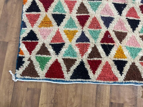 Image 1 of Tapis berbères multicolores en laine 200cmx150cm