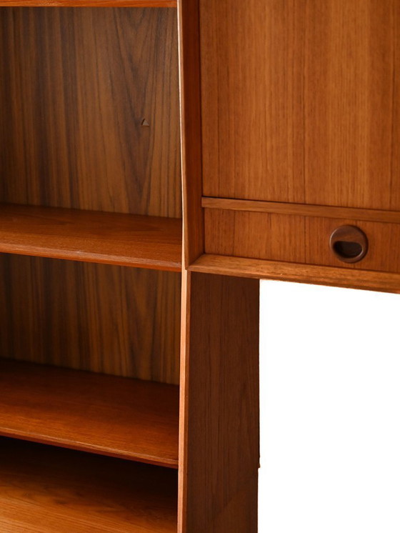 Image 1 of 1960s Scandinavian modular teak shelving system