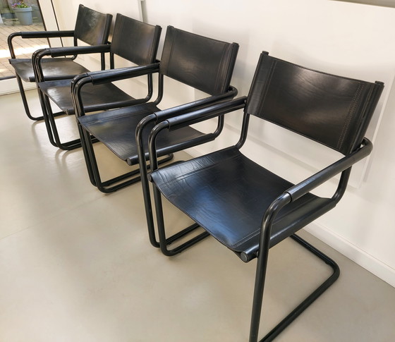 Image 1 of 4x Fauteuils Matteo Grassi par Mart Stam