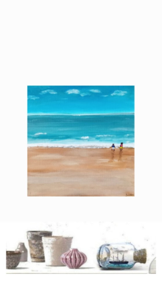 Image 1 of Small beach painting