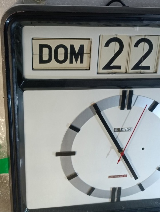 Image 1 of Important designer clock Twemco Auto-20 1970