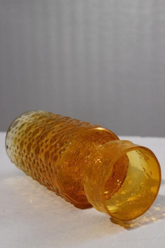 Image 1 of Vintage Space Age Bubble vase design Herbert Kny for VEB Glaswerke 1970s