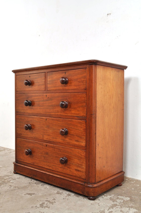 Image 1 of Vintage English Dresser Mahogany, 1880