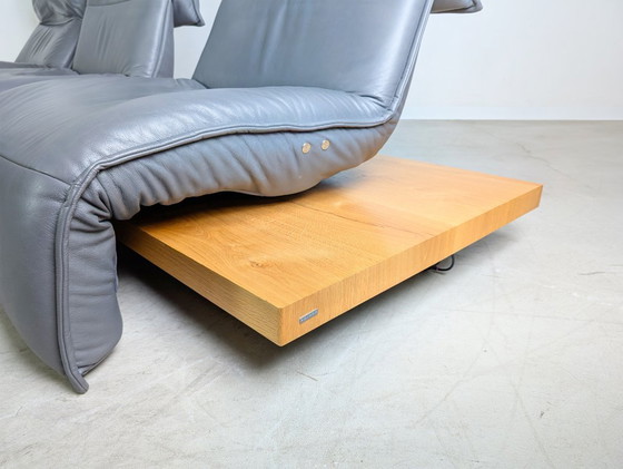 Image 1 of Koinor Free Motion Edit 2 Sofa Couch Ecksofa Leder Balkeneiche
