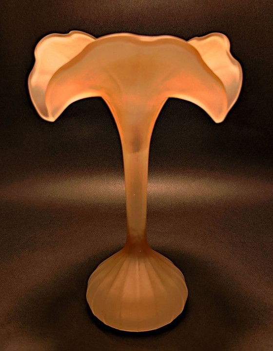 Image 1 of Jack in The Pulpit "Soliflore" Crystal (Leonardo Handarbeit 1980-1990) UV Reactive