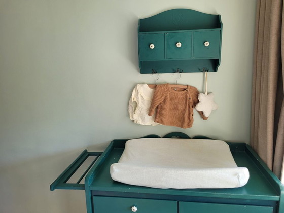 Image 1 of Comò vintage + mobiletto da parete