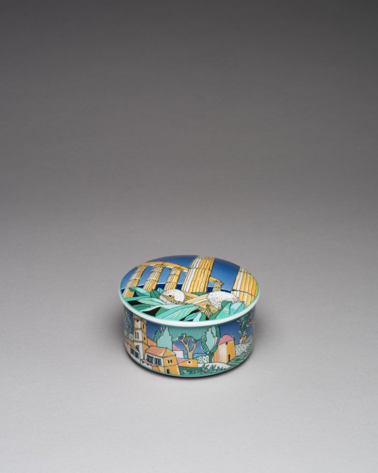 Rosenthal Brigitte Doege Reiseimpressionen Porcelain Box Nr.9
