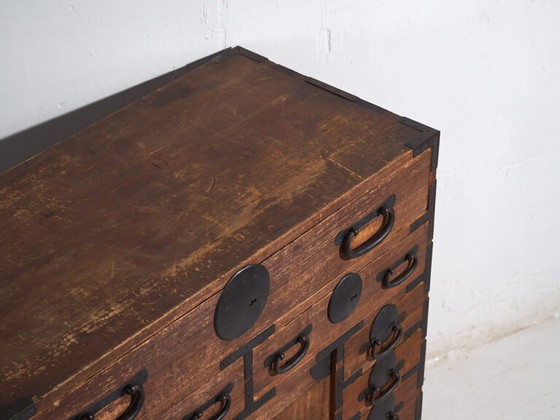 Tansu giapponese antico - Periodo Meiji / Taishō (ca. ) #52 – Cassettiere, Iron (photo 12 of 40)