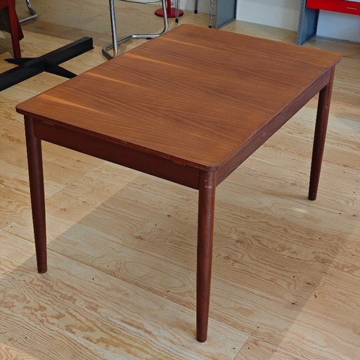 Tavolo da pranzo allungabile in teak vintage