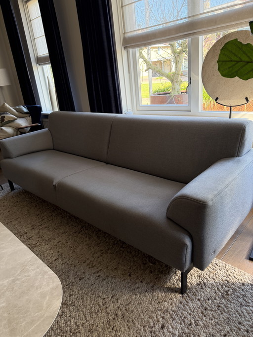 Modern grey designer sofa by Rolf Benz