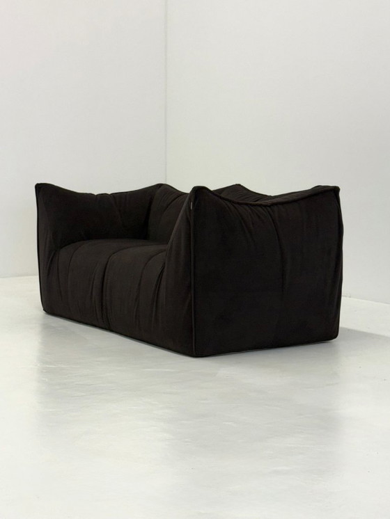 Image 1 of Vintage Bambole sofa in dark brown by Mario Bellini for B&B Italia