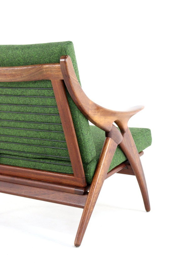 Image 1 of De Ster de Knoop fauteuil 'Glane' vintage gestoffeerd