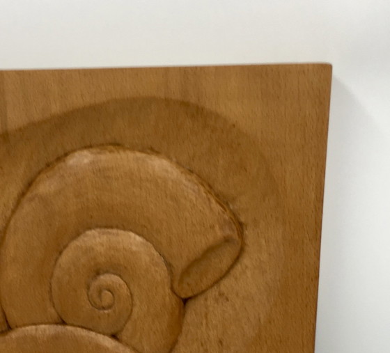 Image 1 of Scultura da parete in legno