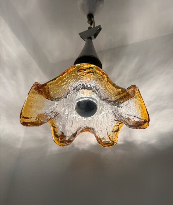Image 1 of Murano glass flower chandelier, 1970s