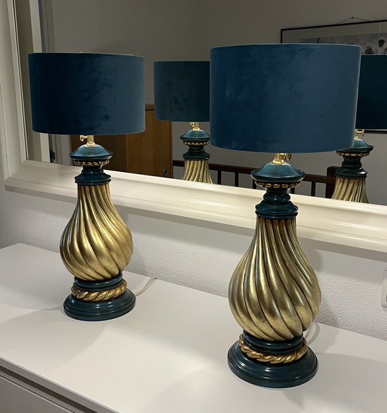 Image 1 of Vintage Hollywood Regency-style table lamps | 1960-1970 | Top condition!