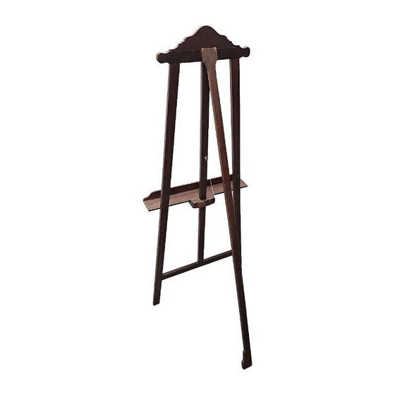 Image 1 of Caballete antiguo de roble, finales del siglo XIX