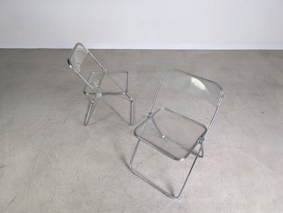 Image 1 of 2er Set Midcentury Klappstuhl Plia Castelli Giancarlo Piretti Stuhl