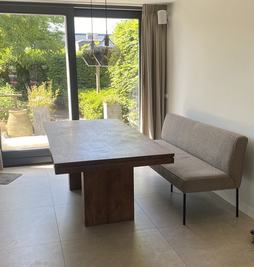 Één Strakke Moderne Diner Tafel