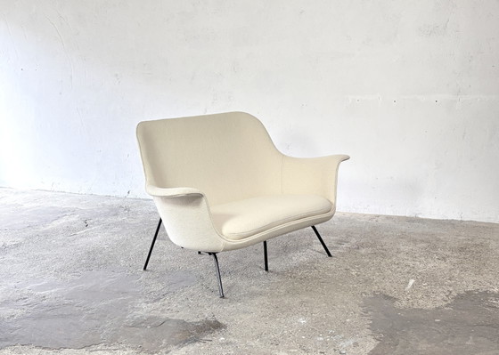 Canapé organique 2 places des années 1950, conçu par Hans Bellmann pour Straessle & Söhne, Suisse – Strässle (photo 4 of 11)
