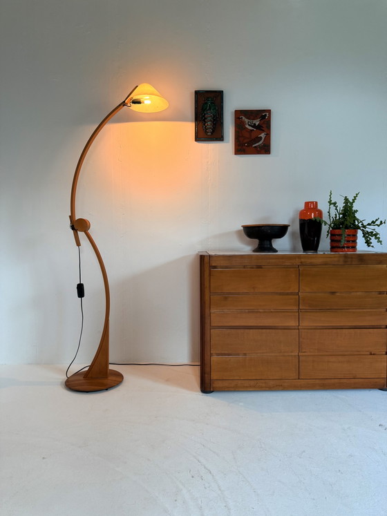 Image 1 of Lampadaire vintage « Pollo », Mario Vivaldi, Domus ‘70