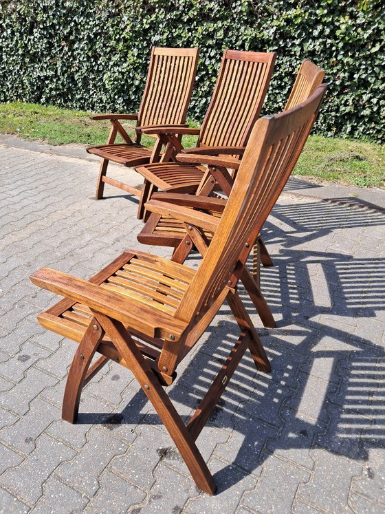 Image 1 of 4 sedie pieghevoli Gloster in teak
