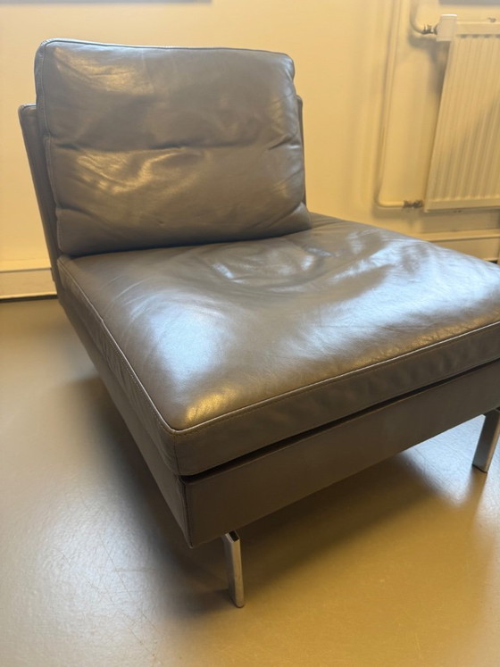Conjunto de Sofás Ligne Roset – Cuero, Cromo (photo 5 of 5)
