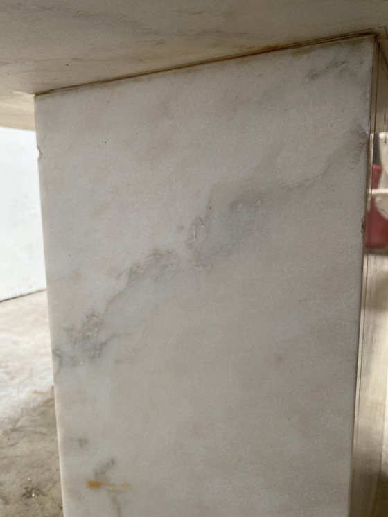 Image 1 of Travertine Table Hoog