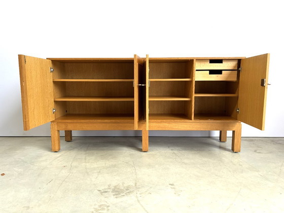 Vintage Sideboard by Vandenberghe Pauvers, 1970s – Vandenberghe-Pauvers, Metal, Wood (photo 4 of 10)