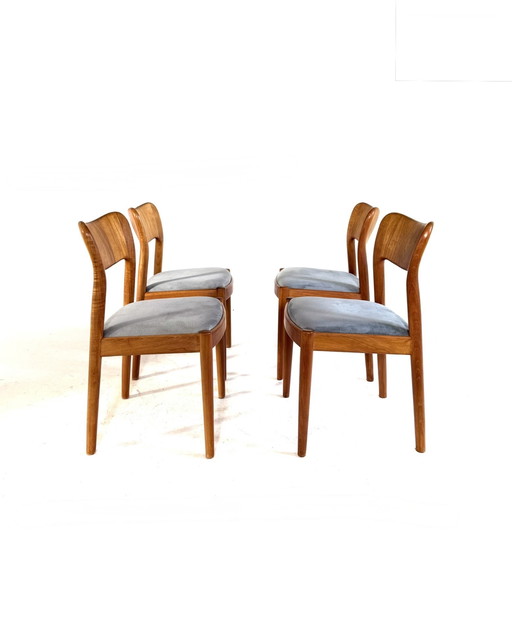 4x sedie da sala da pranzo vintage 'Ole', Koefoeds Hornslet '70
