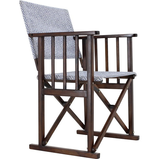 Vintage folding director's chair, Europe 1970s