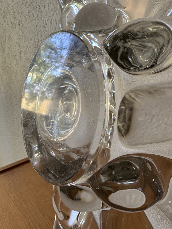 Image 1 of Large 60's star crystal bowl