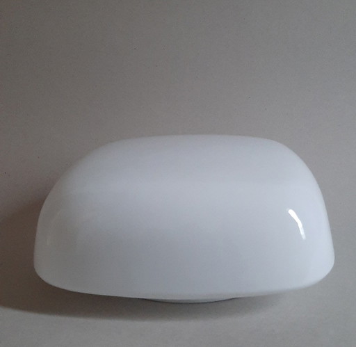 Opal glass ceiling lamp "Bauhaus"