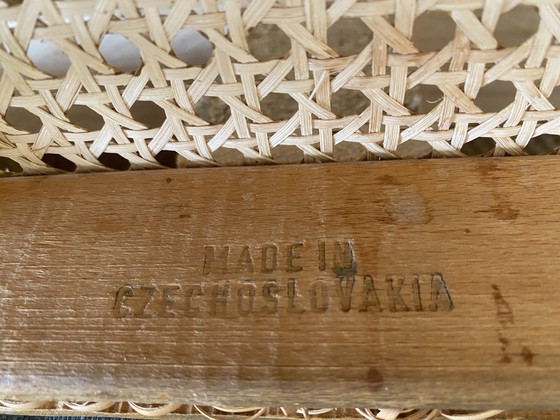 Image 1 of 2 sedie vintage TON ispirate a Thonet (Hoffman) 811