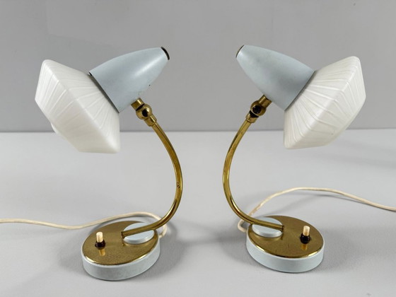 Image 1 of Mid Century Lampes de table/lampes à poser, France, années 1960