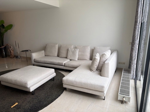 Minotti Andersen sofá con reposapiés