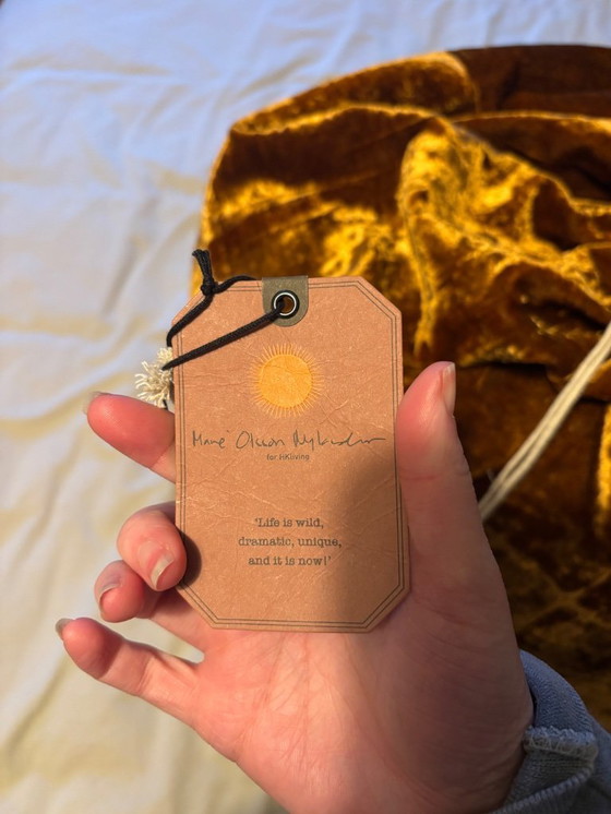 Image 1 of HK living X Marie Olsson Coperta Patchwork Plaid