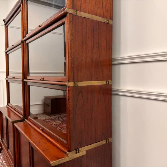 Acquistare un set di librerie inglesi originali Globe Wernicke? - Ampia scelta!, Ottone, Legno, Marrone (foto 4 di 15)