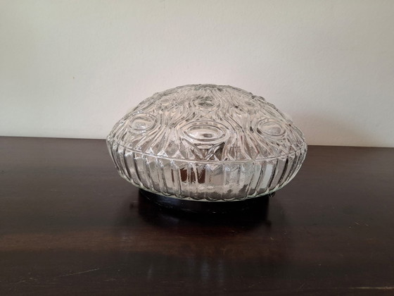 Image 1 of Plafoniera vintage in vetro jaren anni 60/70
