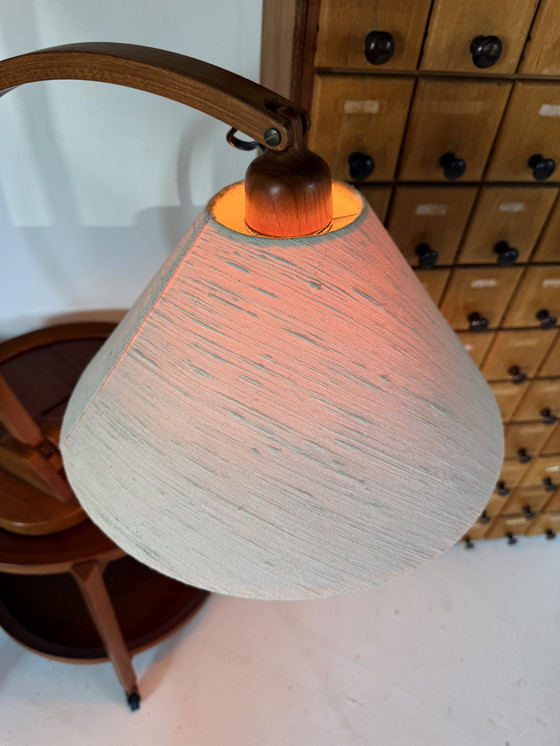 Image 1 of Vintage teak ‘Archea’ table lamp, Domus ‘70