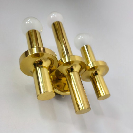 Image 1 of Set di 3 lampade da parete di Sciolari, anni '60