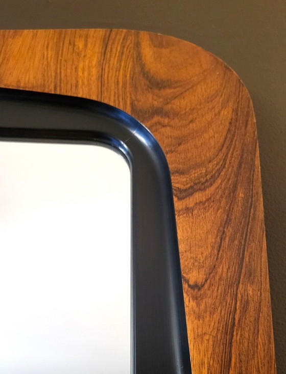 Image 1 of Miroir Palissandre Glas & Trä Suède 50"