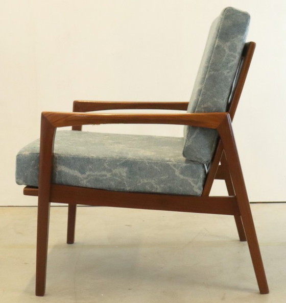 Image 1 of Vintage armchair easy chair newly upholstered 'Mettman'