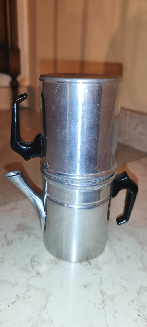 Vintage Napolitaanse koffiemachine, aluminium, ILSA Torino, nieuw, nooit gebruikt – keukenaccessoires, Plastic (photo 2 of 9)