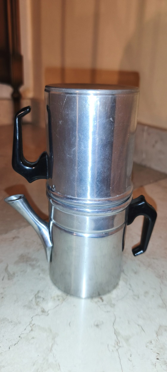 Vintage Napolitaanse koffiemachine, aluminium, ILSA Torino, nieuw, nooit gebruikt – Keukenaccessoires, Plastic (photo 2 of 9)