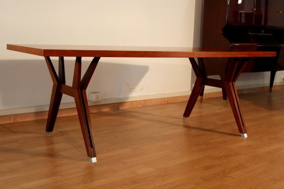 Image 1 of Tafel van Tolomeo, ontworpen door Ico Parisi en Ennio Fazioli voor MIM Rome, Italië, 1958.