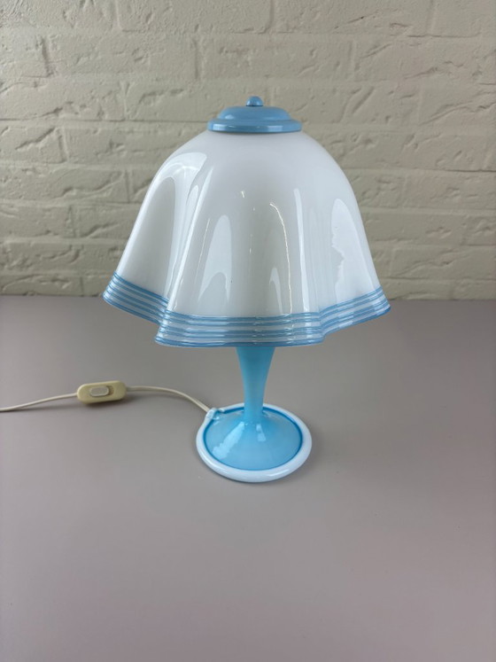 Image 1 of Lampe de table vintage Murano Fazzoletto – 1970