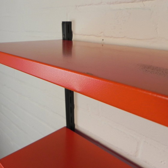 Image 1 of Tomado Holland wall rack - A. Dekker orange black, 1970s