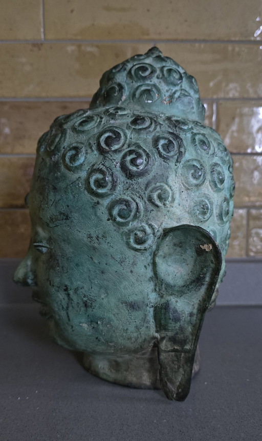 Antike Saraswati-Buddha-Statue aus Bronze