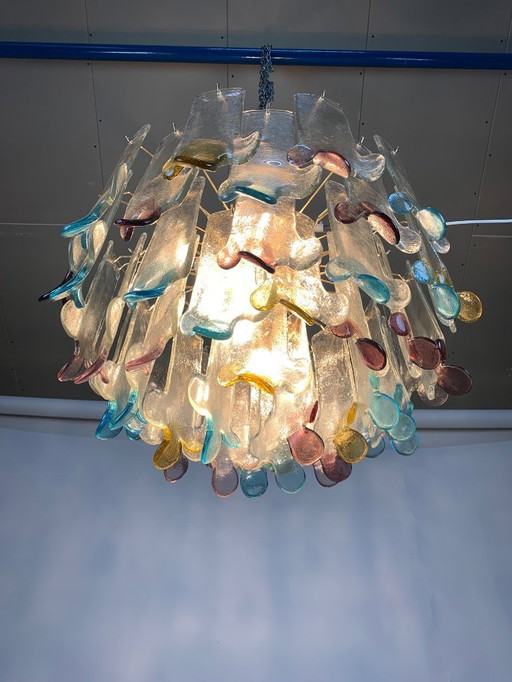 Alfredo Barbini kroonluchter 1970's